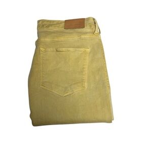 Dear John size 30 Giselle skinny fit Yellow Jeans slight tye dye pattern